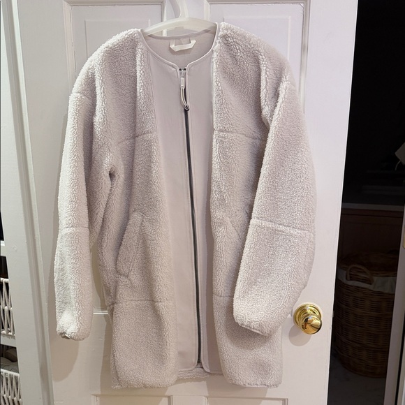 lululemon athletica Jackets & Blazers - Lululemon Collarless Textured Fleece Full Zip